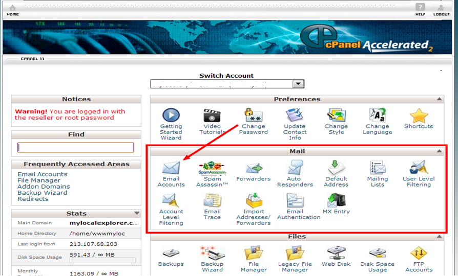 cpanel email2