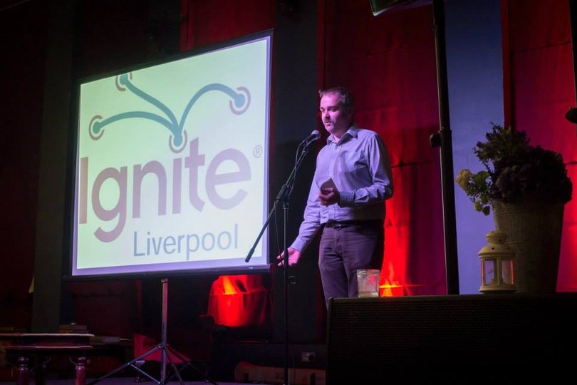 Speaking at Ignite Liverpool